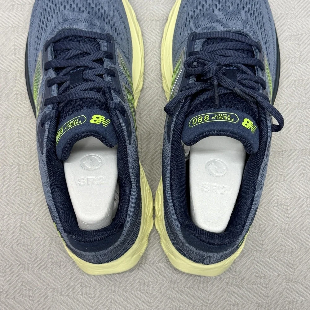 New Balance Fresh Foam X 880v14 Shoes Mens Size 7 Grey Yellow‎ Running